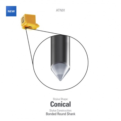 오디오테크니카 ATN91 - AT3600L 업그레이드 교체 스타일러스(AT91 교체 호환용)