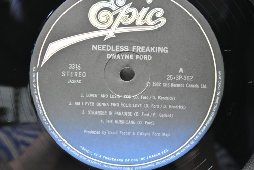 Dwayne Ford [드웨인 포드] - Needless Freaking ㅡ 중고 수입 오리지널 아날로그 LP