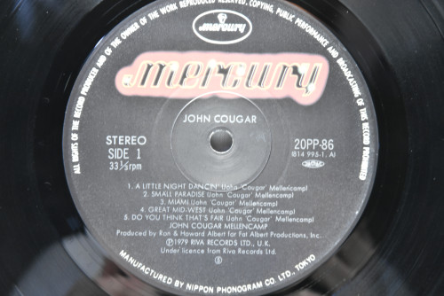 John Cougar [존 쿠거 , 존 멜렌캠프] - John Cougar ㅡ 중고 수입 오리지널 아날로그 LP