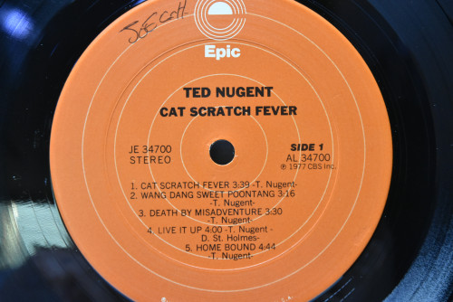 Ted Nugent [테드 뉴전트] ‎- Cat Scratch Fever - 중고 수입 오리지널 아날로그 LP
