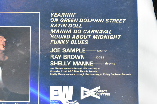 Joe Sample ,Ray Brown ,Shelly Manne - The Three - 중고 수입 오리지널 아날로그 LP