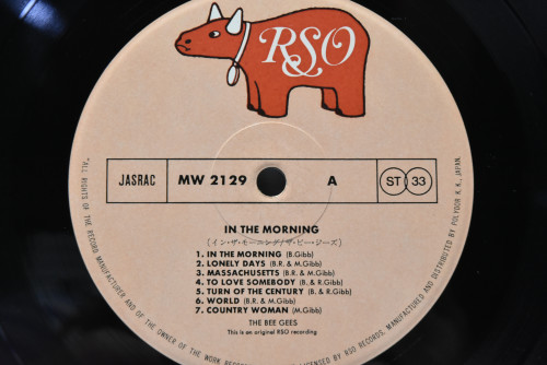 Bee Gees [비지스] - In The Morning ㅡ 중고 수입 오리지널 아날로그 LP