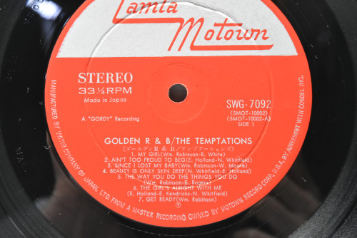 The Temptations [템테이션스] - Golden R &amp; B ㅡ 중고 수입 오리지널 아날로그 LP