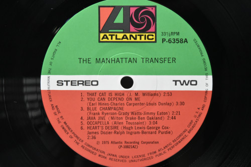 The Manhattan Transfer [맨하탄 트랜스퍼] ‎- The Manhattan Transfer - 중고 수입 오리지널 아날로그 LP