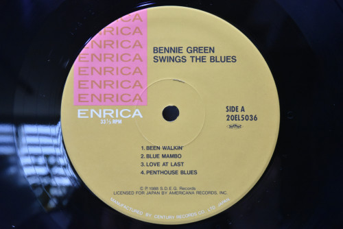 Bennie Green [베니 그린] ‎- Bennie Green Swings The Blues - 중고 수입 오리지널 아날로그 LP