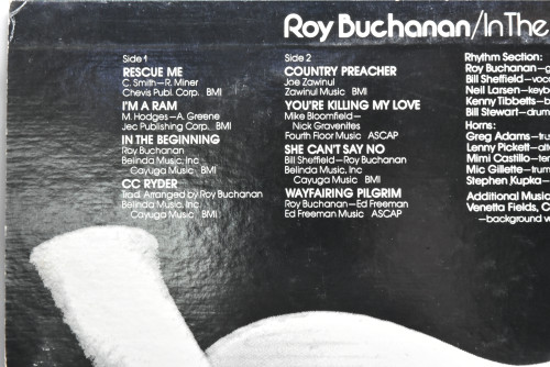 Roy Buchanan [로이 부캐넌] ‎- In The Beginning - 중고 수입 오리지널 아날로그 LP
