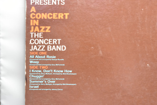 The Concert Jazz Band [게리 멀리건] ‎- Gerry Mulligan Presents A Concert In Jazz - 중고 수입 오리지널 아날로그 LP