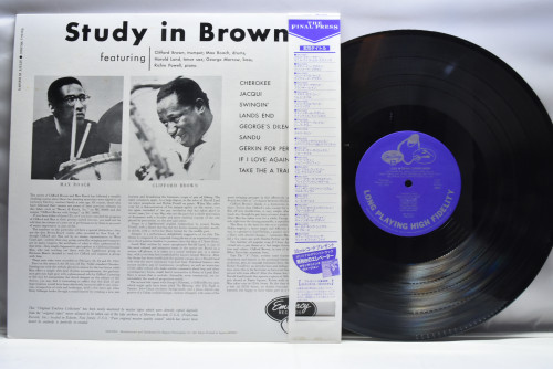 Clifford Brown and Max Roach [클리포드 브라운, 맥스 로치] ‎- Study In Brown - 중고 수입 오리지널 아날로그 LP