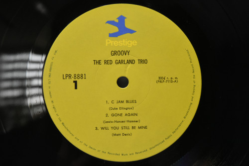 The Red Garland Trio [레드 갈란드] - Groovy - 중고 수입 오리지널 아날로그 LP