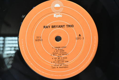 Ray Bryant Trio [레이 브라이언트] ‎- Ray Bryant Trio - 중고 수입 오리지널 아날로그 LP