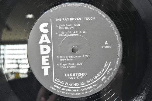 Ray Bryant [레이 브라이언트] - The Ray Bryant Touch - 중고 수입 오리지널 아날로그 LP