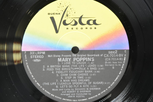 Various - Mary Poppins ㅡ 중고 수입 오리지널 아날로그 LP