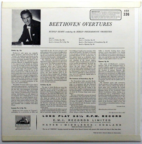 Beethoven - Overtures - Rudolf Kempe