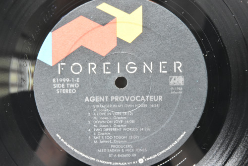 Foreigner [포리너] - Agent Provocateur ㅡ 중고 수입 오리지널 아날로그 LP