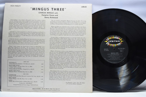 Charles Mingus With Hampton Hawes &amp; Danny Richmond [찰스 밍거스] ‎- Mingus Three - 중고 수입 오리지널 아날로그 LP