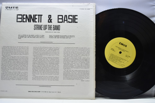 Tony Bennett With Count Basie &amp; His Orchestra [토니 베넷, 카운트 베이시] ‎- Bennett &amp; Basie Strike Up The Band - 중고 수입 오리지널 아날로그 LP