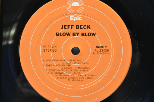 Jeff Beck [제프 벡] - Blow By Blow ㅡ 중고 수입 오리지널 아날로그 LP