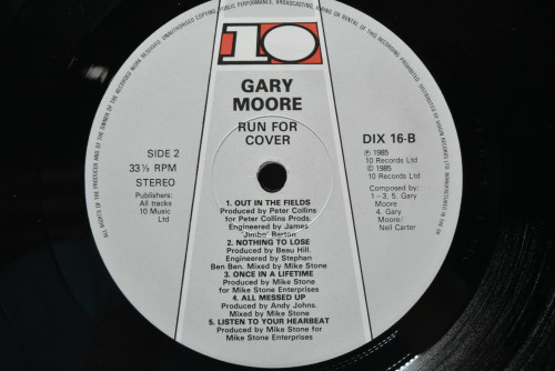 Gary Moore [게리 무어] - Run For Cover ㅡ 중고 수입 오리지널 아날로그 LP