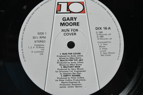 Gary Moore [게리 무어] - Run For Cover ㅡ 중고 수입 오리지널 아날로그 LP