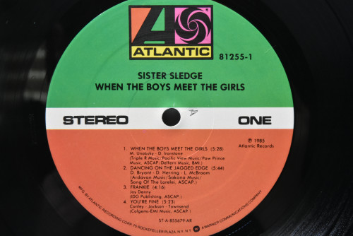 Sister Sledge [시스터 슬레지] - When The Boys Meet The Girls ㅡ 중고 수입 오리지널 아날로그 LP