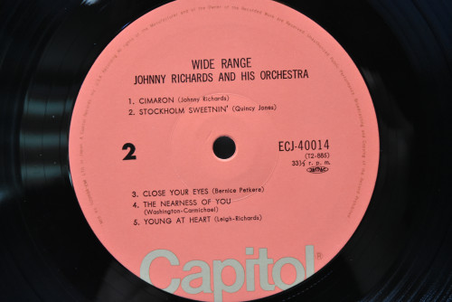Johnny Richards And His Orchestra [조니 라차드] ‎- Wide Range - 중고 수입 오리지널 아날로그 LP