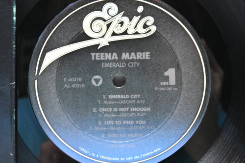 Teena Marie [티나 마리] - Emerald City ㅡ 중고 수입 오리지널 아날로그 LP