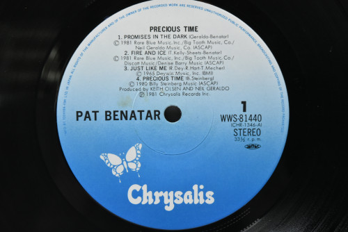 Pat Benatar [팻 베네타] - Precious Time ㅡ 중고 수입 오리지널 아날로그 LP