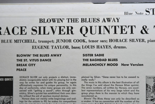 The Horace Silver Quintet &amp; Trio [호레이스 실버] ‎- Blowin&#039; The Blues Away (KING) - 중고 수입 오리지널 아날로그 LP