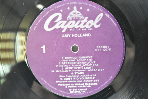 Amy Holland [에이미 홀랜드] ‎- Amy Holland - 중고 수입 오리지널 아날로그 LP