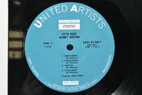 Randy Weston [랜디 웨스턴] ‎- Little Niles - 중고 수입 오리지널 아날로그 LP