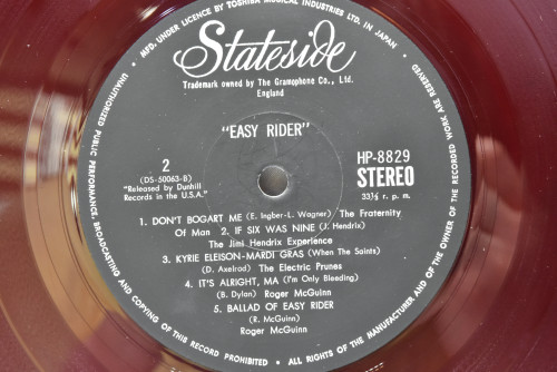 Various - Easy Rider (Music From The Soundtrack) (Red Vinyl) ㅡ 중고 수입 오리지널 아날로그 LP