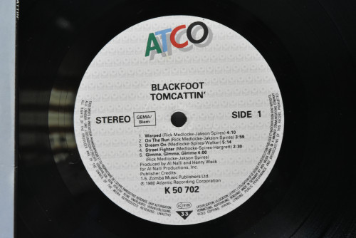 Blackfoot [블랙풋] - Tomcattin&#039; ㅡ 중고 수입 오리지널 아날로그 LP