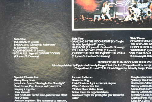 Thin Lizzy [씬 리지] - Live And Dangerous ㅡ 중고 수입 오리지널 아날로그 LP