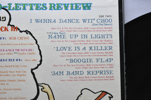 Disco Tex &amp; His Sex-O-Lettes - Disco Tex &amp; His Sex-O-Lettes Review ㅡ 중고 수입 오리지널 아날로그 LP