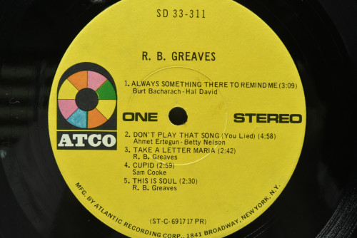 R.B. Greaves - R.B. Greaves - 중고 수입 오리지널 아날로그 LP