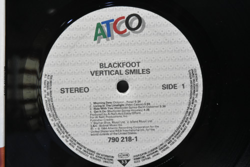Blackfoot [블랙풋] - Vertical Smiles ㅡ 중고 수입 오리지널 아날로그 LP