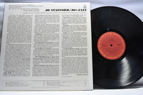 Jo Stafford [조 스태포드] ‎- Jo + Jazz - 중고 수입 오리지널 아날로그 LP