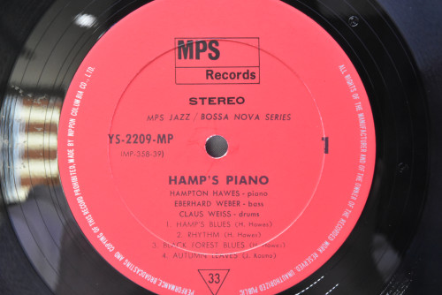 Hampton Hawes [햄프턴 호스] - Hamp&#039;s Piano - 중고 수입 오리지널 아날로그 LP