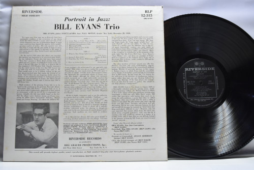 Bill Evans Trio [빌 에반스] ‎- Portrait In Jazz - 중고 수입 오리지널 아날로그 LP