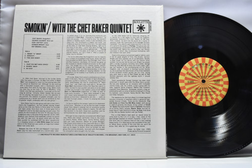 The Chet Baker Quintet [쳇 베이커] ‎- Smokin&#039; With The Chet Baker Quintet - 중고 수입 오리지널 아날로그 LP