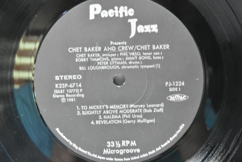 Chet Baker &amp; Crew [쳇 베이커] - Chet Baker &amp; Crew - 중고 수입 오리지널 아날로그 LP