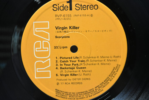Scorpions [스콜피온스] - Virgin Killer ㅡ 중고 수입 오리지널 아날로그 LP