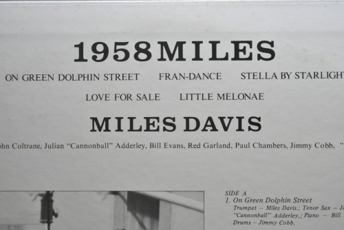 Miles Davis [마일스 데이비스] ‎- 1958 Mlies - 중고 수입 오리지널 아날로그 LP