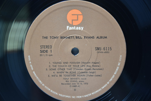 Tony Bennett / Bill Evans [토니 베넷, 빌 에반스] ‎- The Tony Bennett Bill Evans Album - 중고 수입 오리지널 아날로그 LP