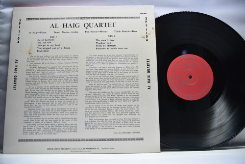 Al Haig Quartet [알 헤이그] ‎- Al Haig Quartet - 중고 수입 오리지널 아날로그 LP