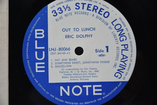 Eric Dolphy [에릭 돌피] ‎- Out To Lunch! - 중고 수입 오리지널 아날로그 LP