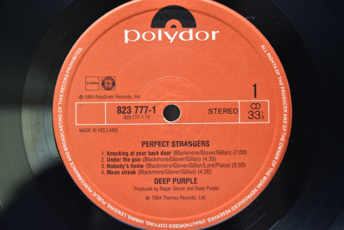 Deep Purple [딥 퍼플] - Perfect Strangers ㅡ 중고 수입 오리지널 아날로그 LP