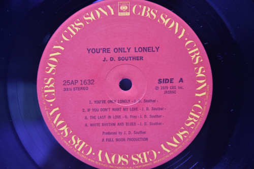 J.D. Souther [제이디 사우더] - You&#039;re Only Lonely ㅡ 중고 수입 오리지널 아날로그 LP