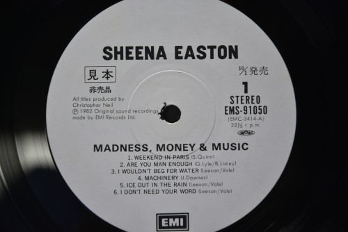 Sheena Easton [쉬나 이스턴] - Madness, Mpney And Music (PROMO) ㅡ 중고 수입 오리지널 아날로그 LP