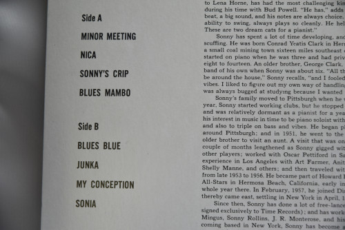 Sonny Clark Trio [소니 클락]‎ - Sonny Clark Trio - 중고 수입 오리지널 아날로그 LP